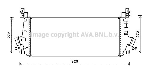 AVA QUALITY COOLING Интеркулер OLA4640